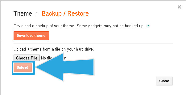 How To Backup and Restore Blogspot Theme/Template