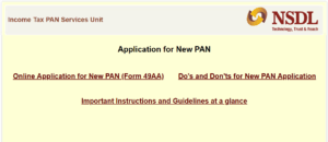 How To Apply PAN Card Online NSDL