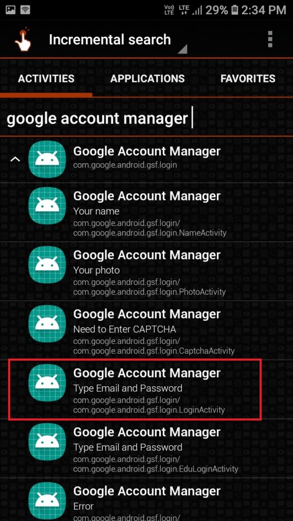 google account manager