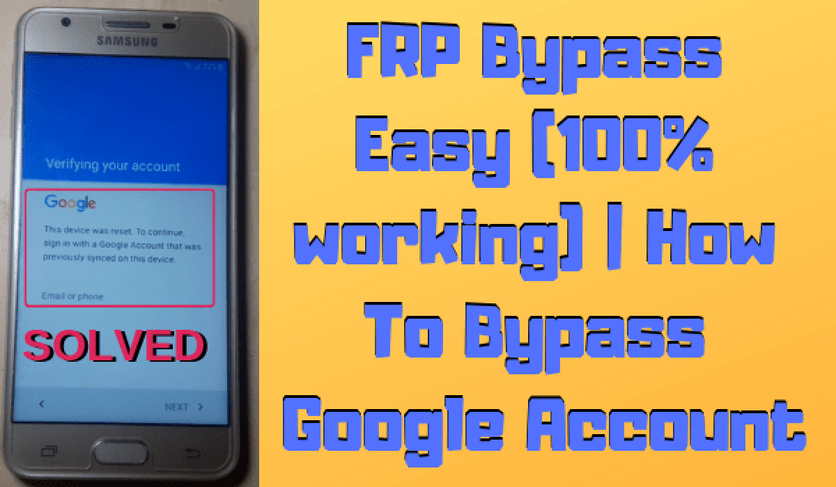FRP Bypass Easy (100% working) | How To Bypass Google Account