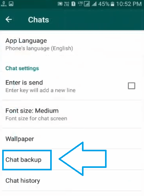 How To Backup and Restore Whatsapp Chat