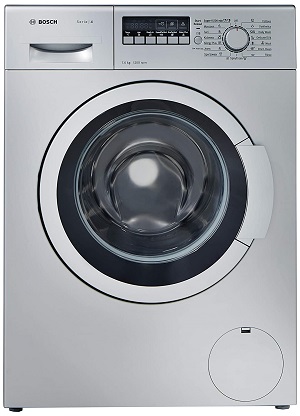 Bosch 7 kg Fully-Automatic Front Loading Washing Machine (WAK24268IN, silver and grey, Inbuilt Heater)