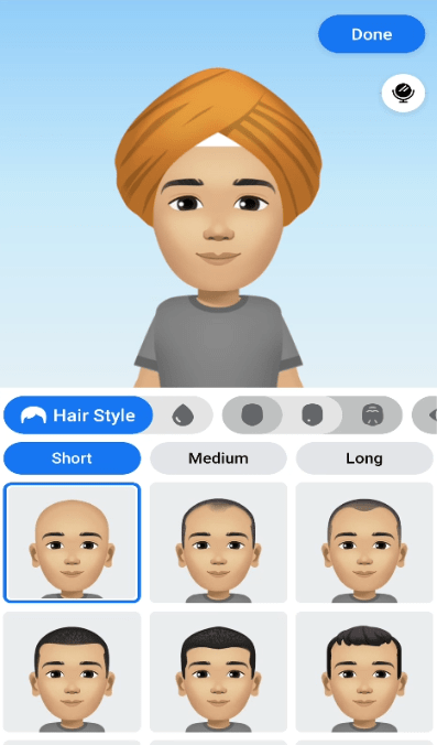 select your hair style