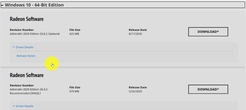 64 bit and 32 bit amd software