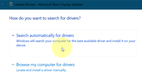 search on the internet for the latest driver
