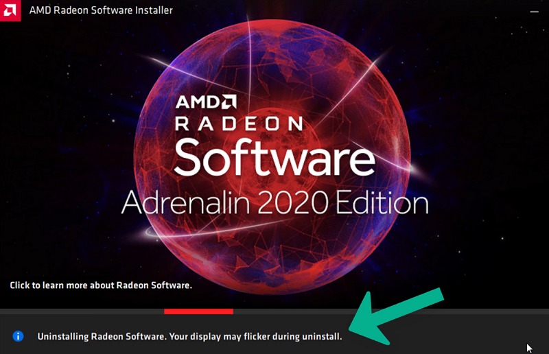 uninstalling old Radeon software