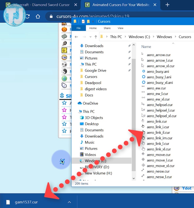 how to change your cursor to a picture how to change your cursor to a picture